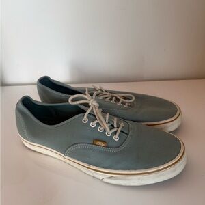 Vans Men’s Low-Top Canvas Sneakers in Dusty Blue